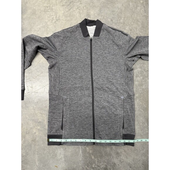 Lululemon Textured Tech Bomber Jacket.Graphite Gray/Vapor.Men. Sz S - Picture 5 of 16